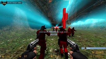 ZOMBIE ESCAPE MOD ON COUNTER-STRIKE: SOURCE, MAP: ZE_eruption, LEVEL 1, CSS