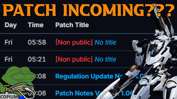 NEW PATCH FOR ARMORED CORE 6 COMING SOON!? Hopes and Speculations!