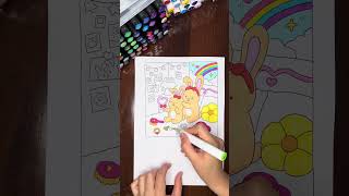 Adorable Bunny Room Coloring 🌈 | Cute & Cozy Art That Melts Your Heart
