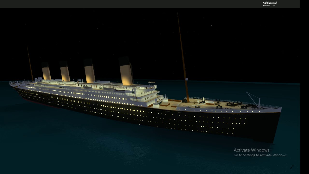 Roblox Titanic Sinking Theme 1 Youtube - roblox titanic song