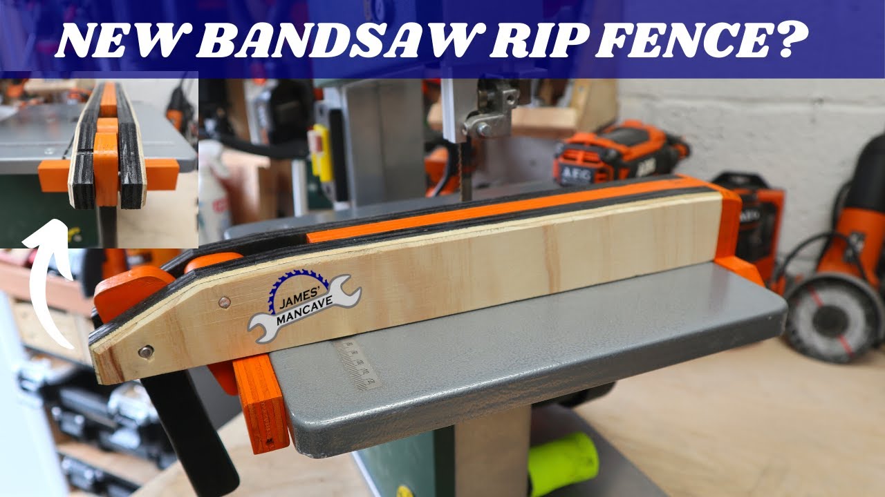 Making A New Bandsaw Rip Fence YouTube