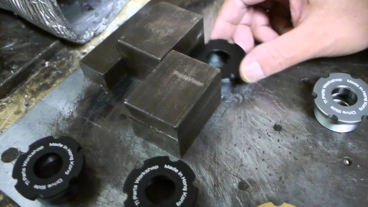 Ti Parts Workshop - Laser marking on Bottom Bracket