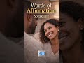 Words of Affirmation | How to Speak Life in Relationships (Christian Teaching)#WordsOfAffirmation