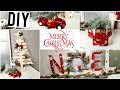 DIY НОВОГОДНИЙ ДЕКОР | NOEL | Christmas diy's | Деревянная елка | DOLLAR tree | Red track