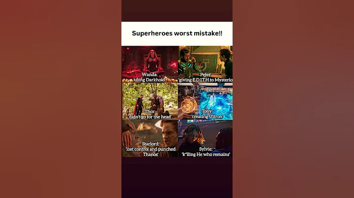 Marvel Heroes Biggest Mistakes 😱 | MCU Facts | Superheroes Fail Moments #marvel #avengers #shorts