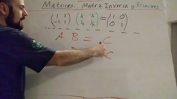Matrices - Ejemplo de Matriz Inversa y Aplicaciones