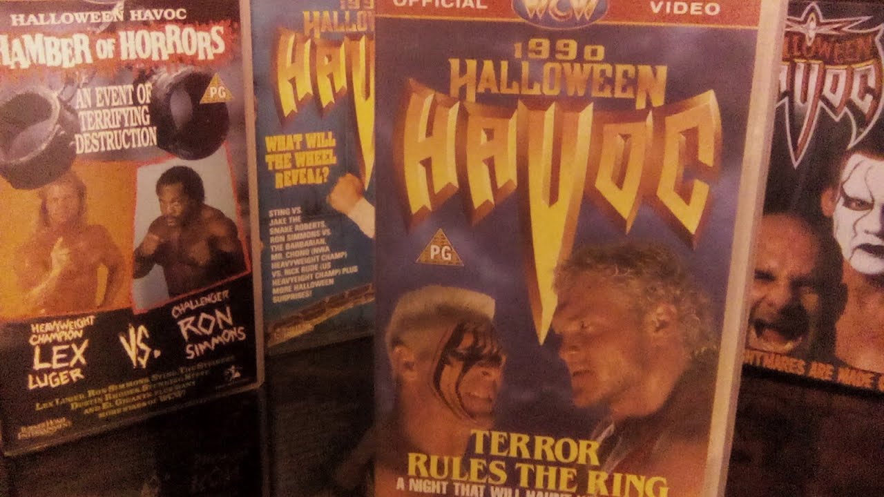 wCw Halloween havoc 1990 VHS review - YouTube