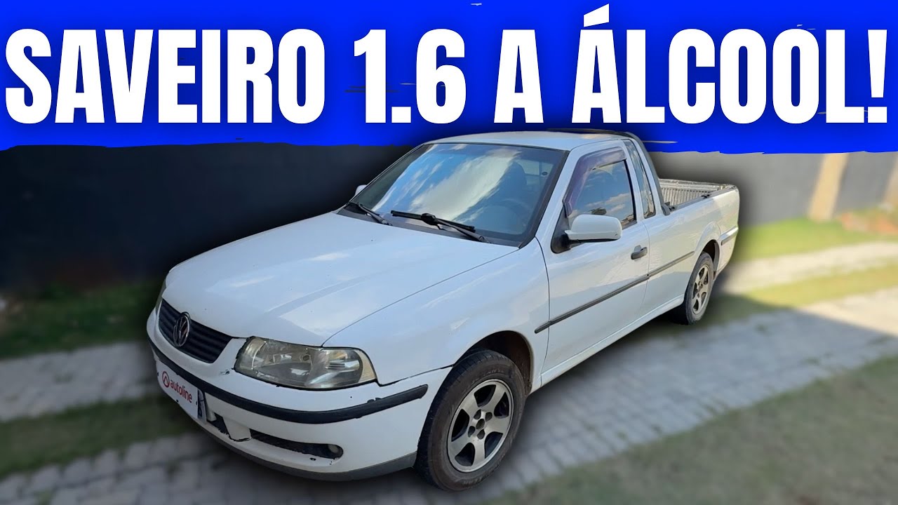 VOLKSWAGEN SAVEIRO 1.6 ORIGINAL A ÁLCOOL 2003! RELÍQUIA QUE PODE SER ÓTIMA PARA TRABALHO!