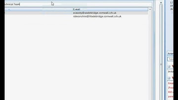 Creating an Email Group or Distrubution List in Outlook 2007