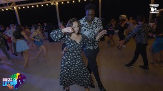 AI Oks \u0026 Daria Pevnaya - social dancing @ ODESSA LATIN FEST 2021