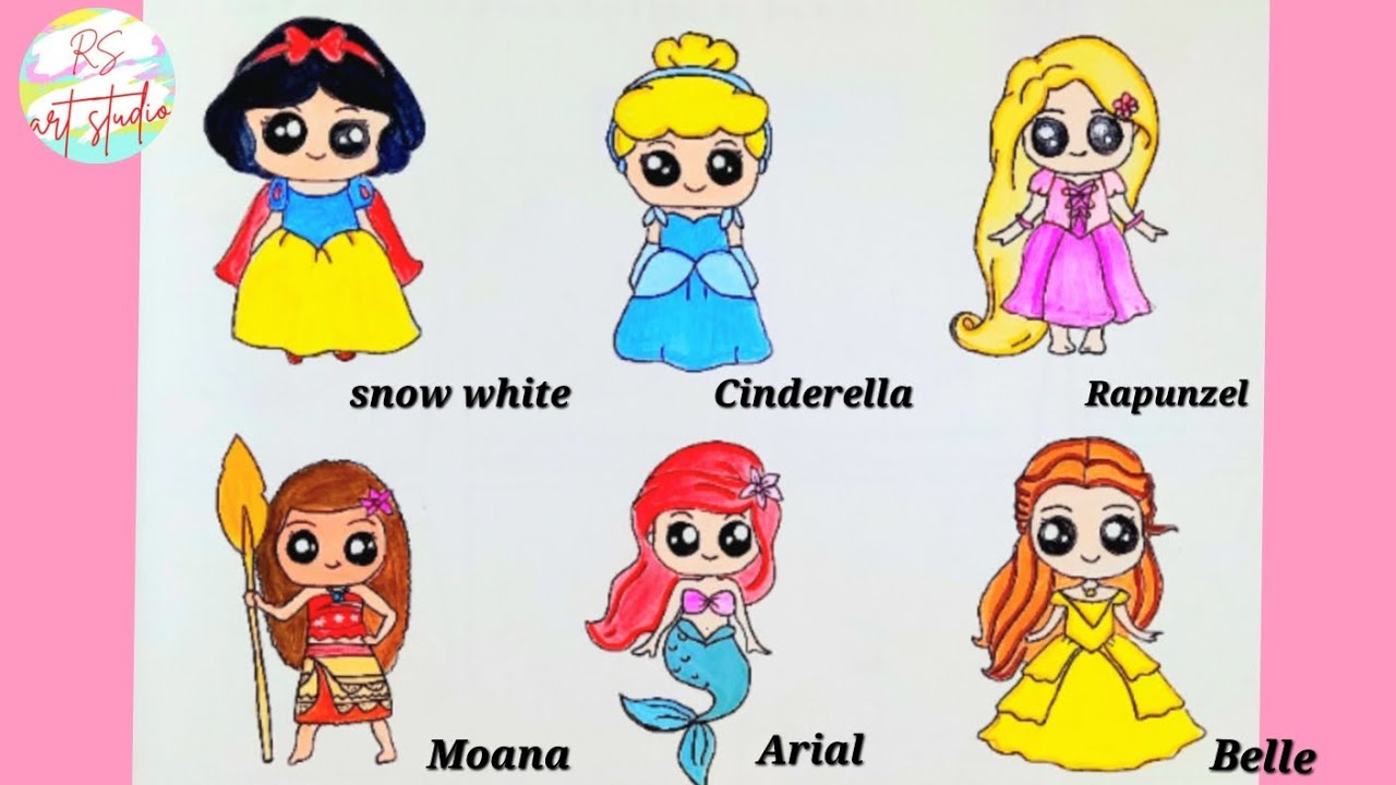 Disney Princess Character Transfer Art Studio