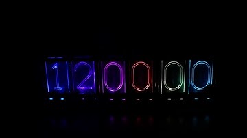 DIY Full-Color Glow Clock Electronic Desktop Kit Home Decoration With LED Music Spectrum Function