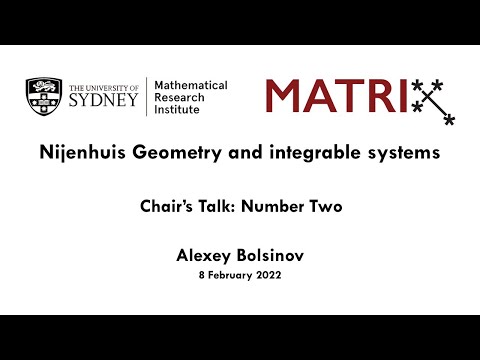 Nijenhuis Geometry Chair's