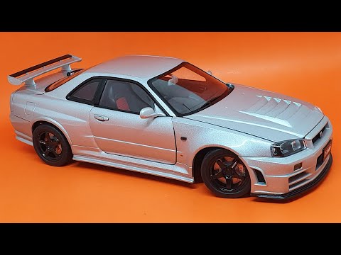 1 18 Autoart Nissan Nismo R34 Gt R Z Tune 模型車 未拆收藏展示照片 Youtube