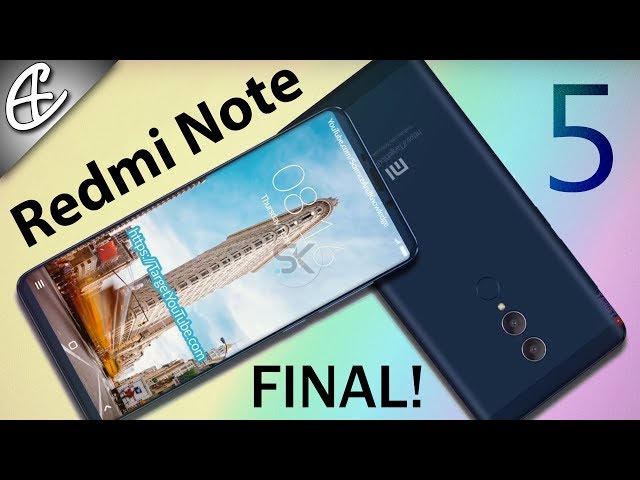 Xiaomi Redmi Note 5 FINAL Leaks & Renders! (18:9 Display