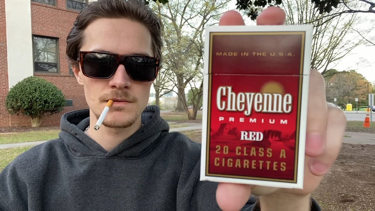 Smoking a Cheyenne Red Cigarette - Review