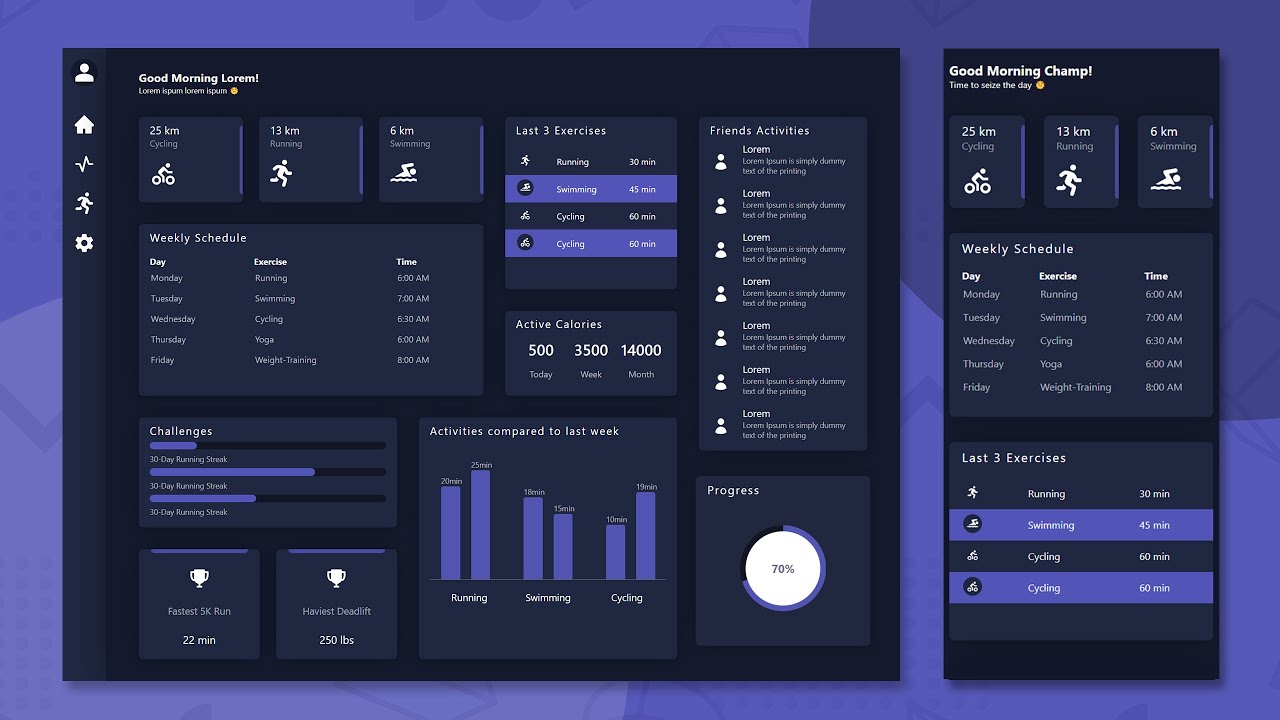 Responsive Tracking Admin Dashboard Using HTML CSS | Admin Dashboard ...