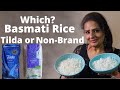 Which basmati rice  tilda or non brand