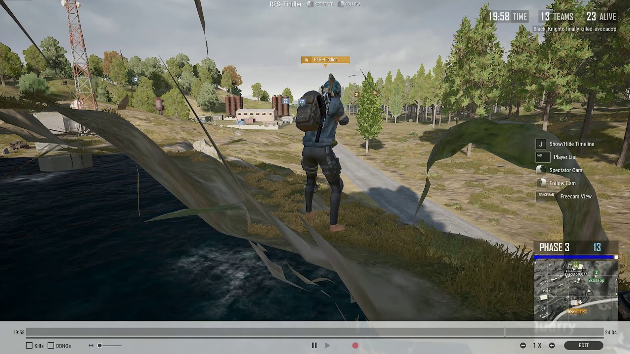 Two players cheating by glitching in terrain