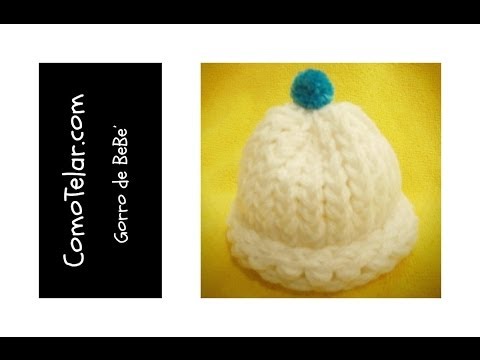 CÓMO HACER UN LINDO GORRO CON UN TELAR REDONDO PASO A PASO - TUTORIAL DIY 