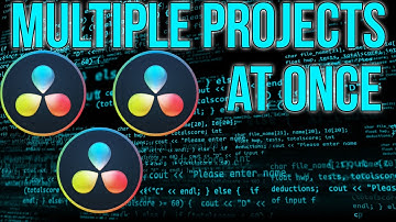 Open Multiple Davinci Resolve Projects at Once - Dynamic Project Switching