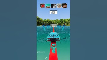 Noob vs PRO vs Hacker vs God vs HEROBRINE Car Challenge! - BeamNG.Drive