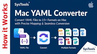 Mac YAML Converter by SysTools | Mac YAML Converter Tool | Convert YAML Files into 15 Formats Mac YAML Converter by SysTools | Mac YAML Converter Tool | Convert YAML Files into 15 Formats