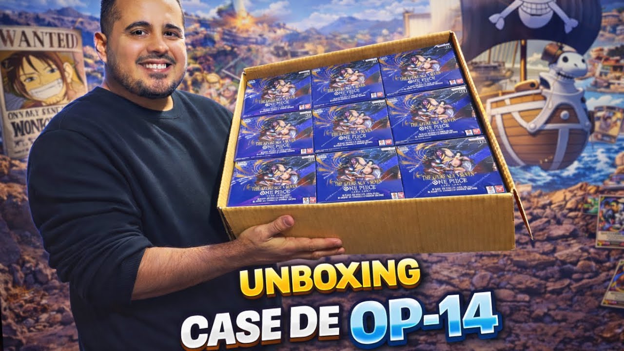 ABRIENDO CASE DE OP-14  THE AZURE SEA'S SEVEN ONE PIECE TCG