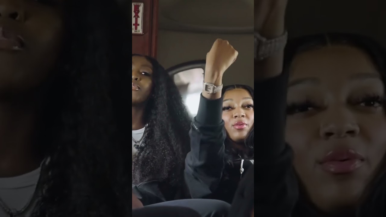 Flau’jae Johnson and Angel Reese teach Kim Mulkey how to show off her watch