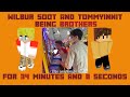 Wilbur Soot and TommyInnit being brothers for another 34 minutes and 8 seconds