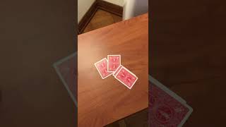 Jumping aces #magic #magician #magictrick #cardmagic #aces