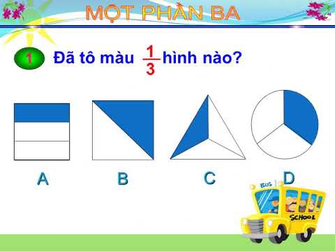 Tuần 24: Toán 2: Một phần ba