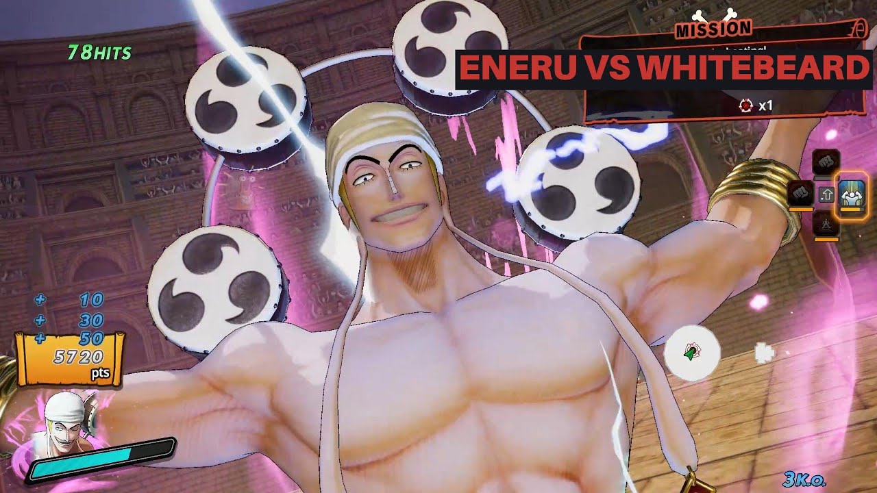 Энеру против Белобородого — Истинный Король Колизея | One Piece: Пиратский Воин 4