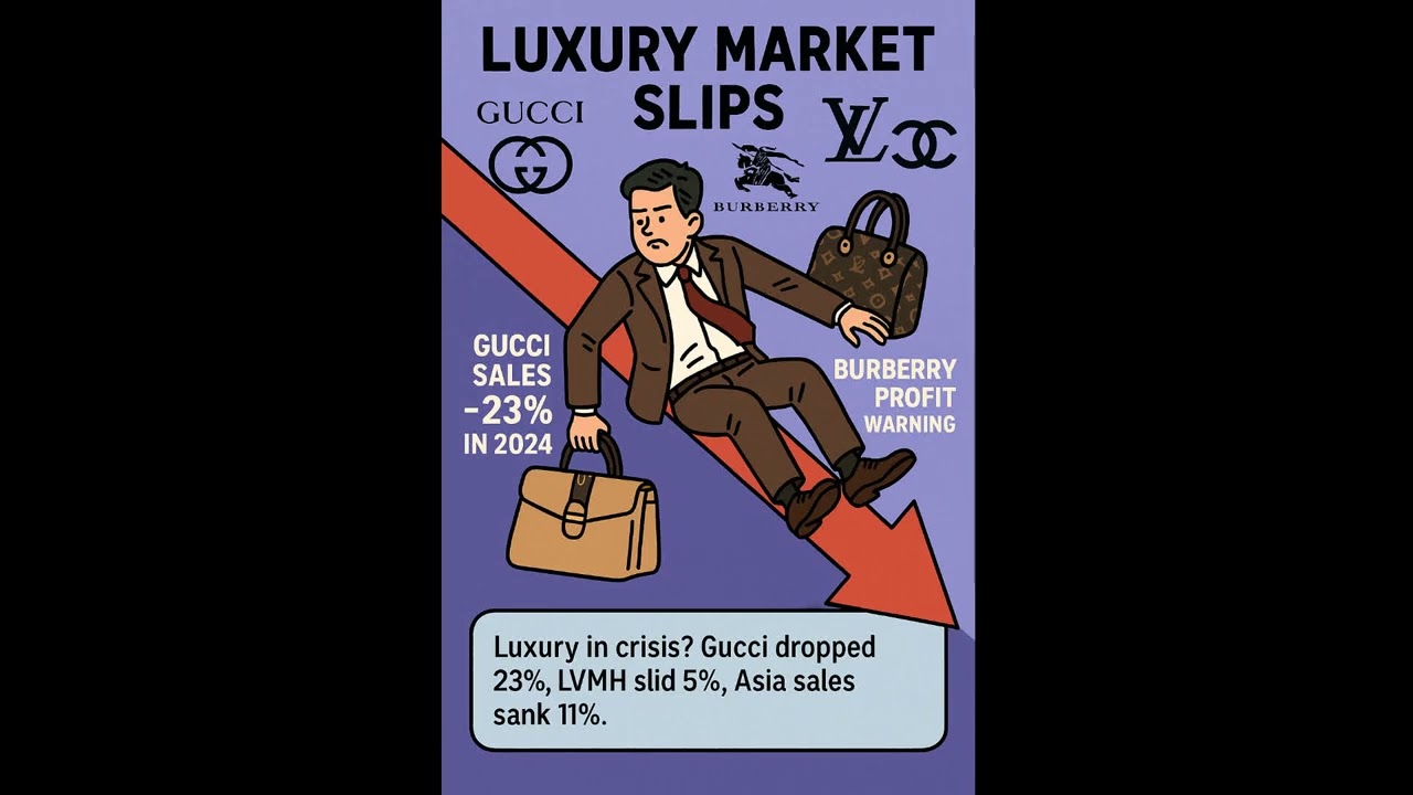 Luxury Crash? Gucci, LVMH & Burberry Sales Plummet – What’s Really Behind the Decline?