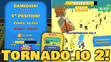 Tornado.io 2  -  bonus round - 1st position and new area