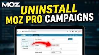 How to uninstall Moz Pro campaigns - Quick Tutorial screenshot 3