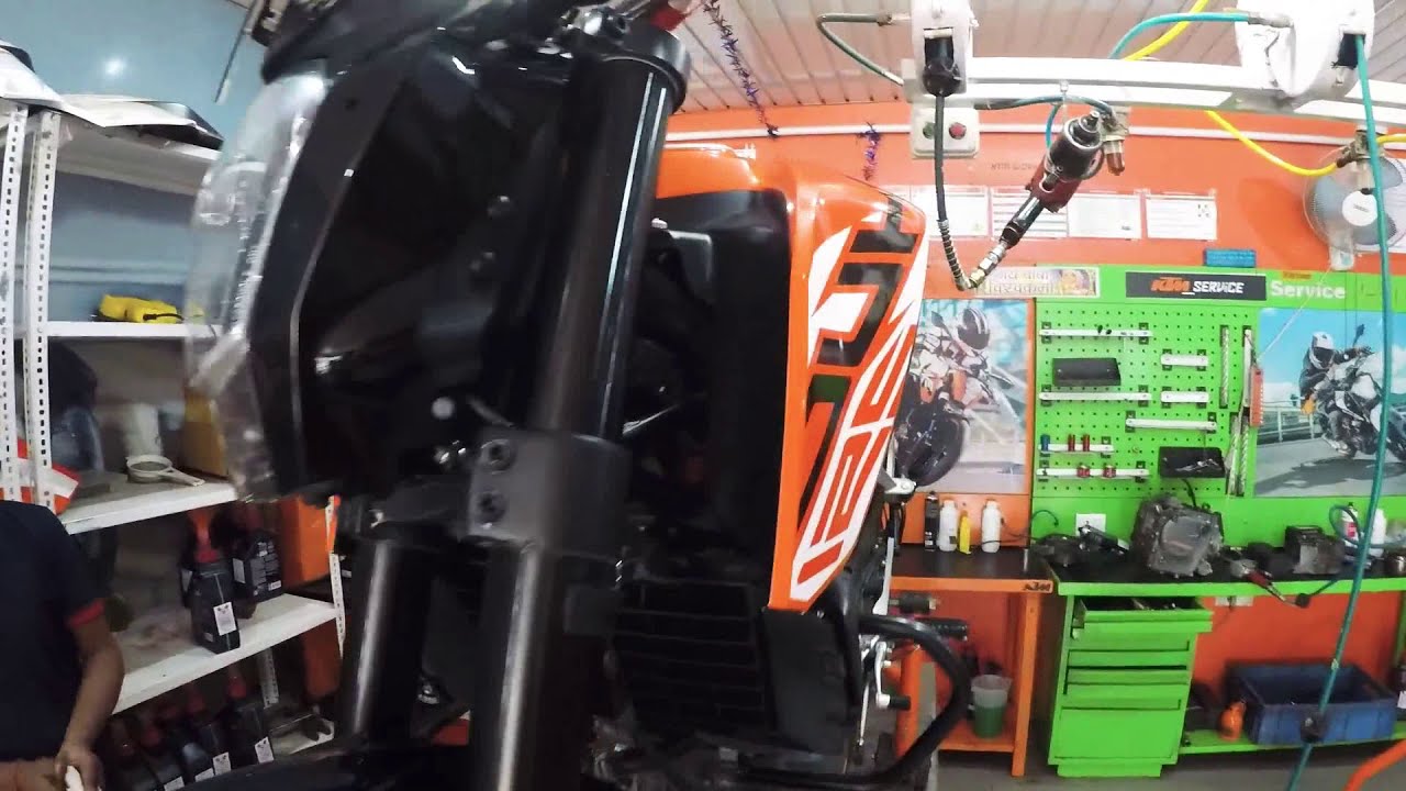 KTM Duke 125cc. first service cost... YouTube