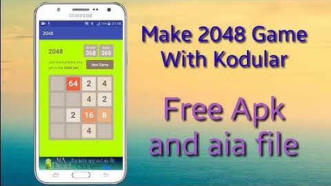 Make 2048 Math Game with Kodular