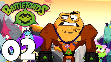 Battletoads Gameplay Walkthrough Part 2 - PIMPLE IS A BEAST!