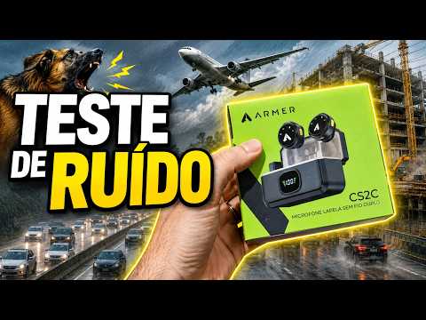 ARMER CS2C Wireless Lavalier Microphone Noise Test