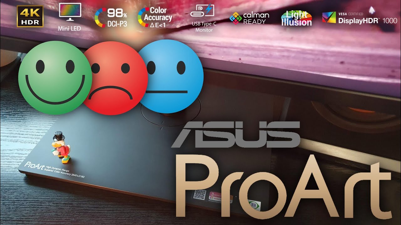 Asus ProArt PA32UCR-K 🎨 4K, HDR1000, MiniLED, ΔE ‹1 [Calibrage et Avis]