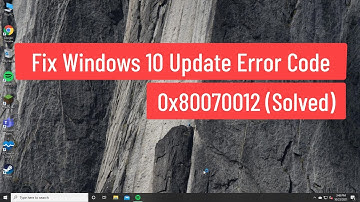 Fix Windows 10 Update Error Code 0x80070012 (Solved)