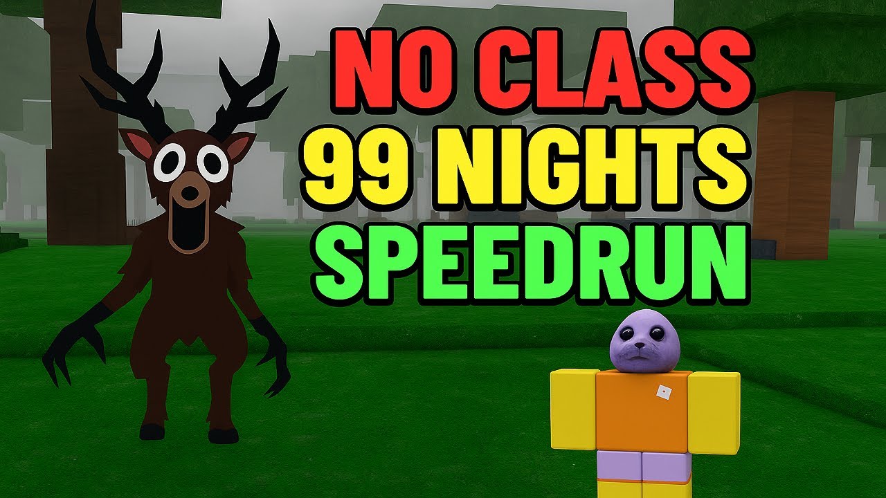 Solo 99 Nights in the Forest Speedrun (Default/No Class)