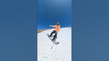 The @insta360 x5 is here and link in description for a free lens replacement kit #snowboarding