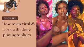 HOW TO GO VIRAL AND WORK WITH DOPE PHOTOGRAPHERS | @Miss.cameroon