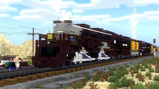 Minecraft Union Pacific Steam Train Animation