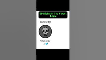 💎 Survive 99 Nights… For THIS?! | 99 Nights in the Forest Logic