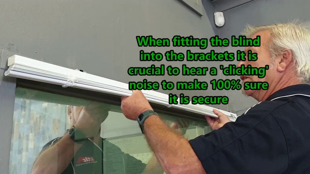 Aluminium blinds 25mm blind install final YouTube