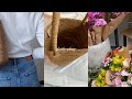 vlog | 社会人の休日🧺🍃カゴバッグ購入品・自炊記録・中目黒お花見・スタバリザーブロースタリー・ピラティス | 20代OLの日常