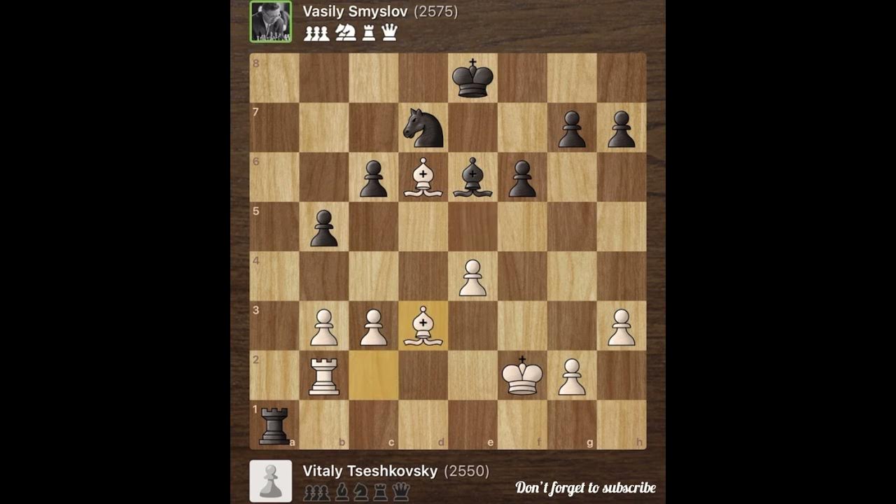 Vitaly Tseshkovsky vs Vasily Smyslov • Lvov Ukraine, 1978 YouTube